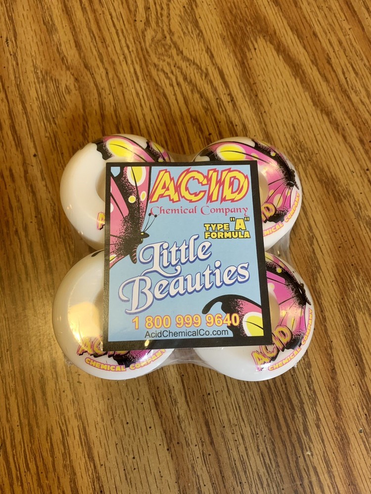 ACID Chemical Co “Little Beauties” 54mm Skateboard Wheel Set Of 4-image