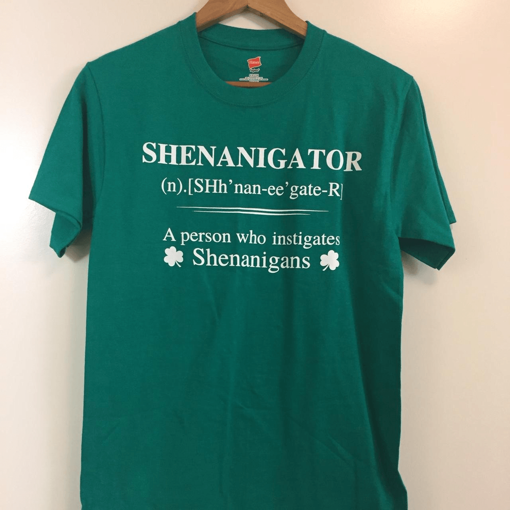 Shenanigator Graphic Tee Small - Fun Casual Cotton T-Shirt