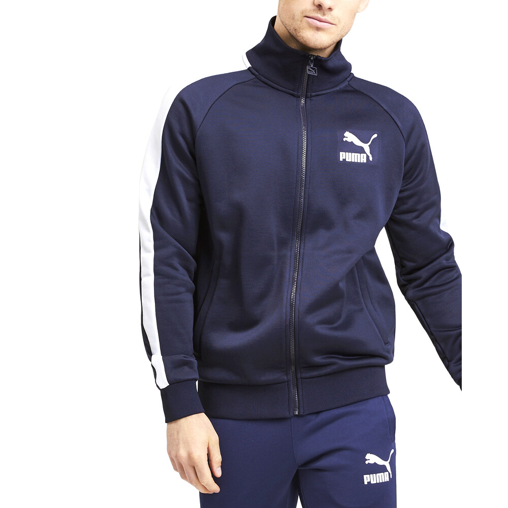 Puma Iconic T7 Track Jacket Mens Size S  Casual Athletic Outerwear 595286-06