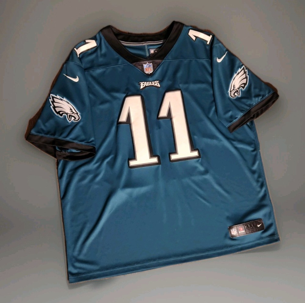 Nike On Field NFL Carson Wentz #11 Philadelphia Eagles men's Jersey Size XXXL