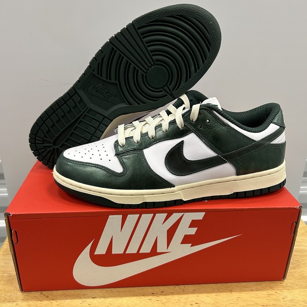 Nike Dunk Low Vintage Green DQ8580-100 Womens Sz 10.5W/9M Unisex NEW Authentic