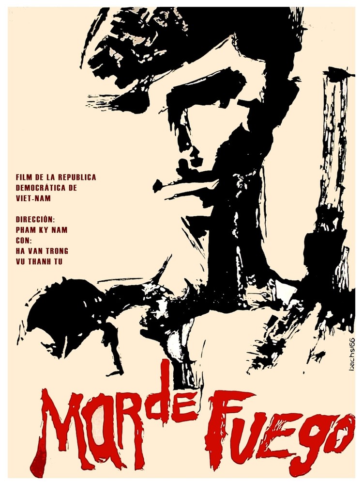 Mar de fuego, Sea of ?fire Decoration Poster.Graphic Art Interior design. 3340