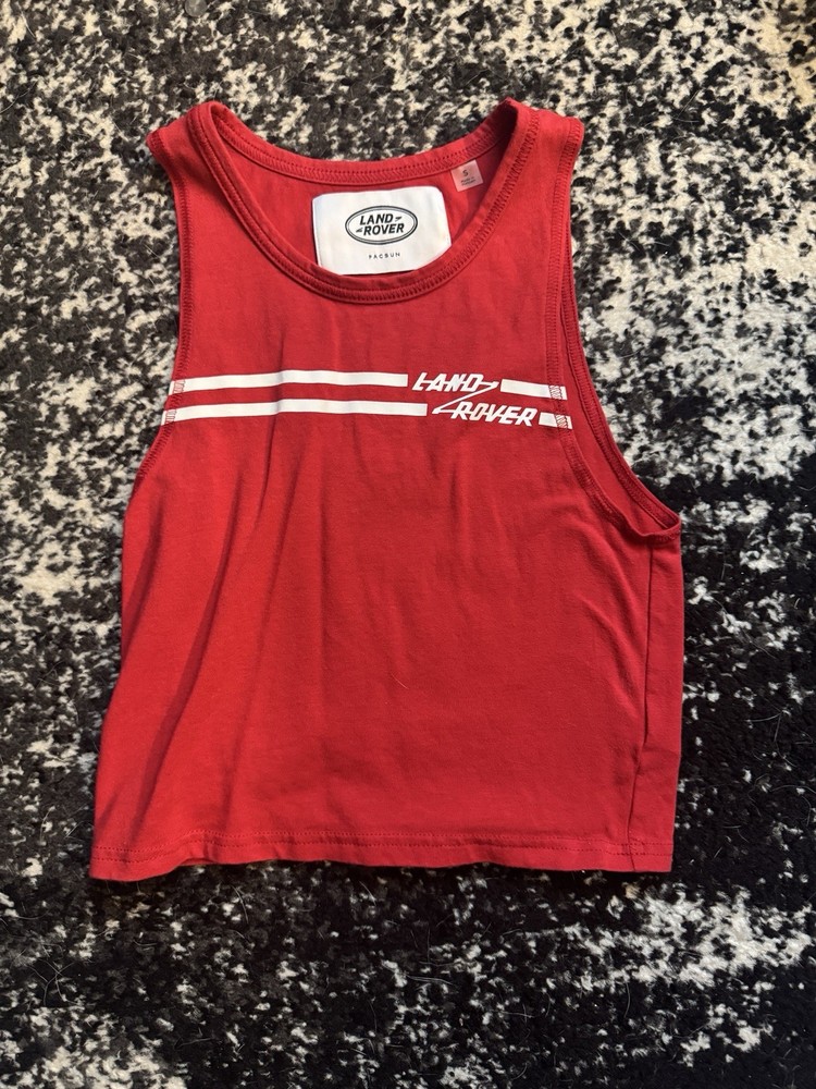 Land Rover x Pacsun Red Crop Top, Small