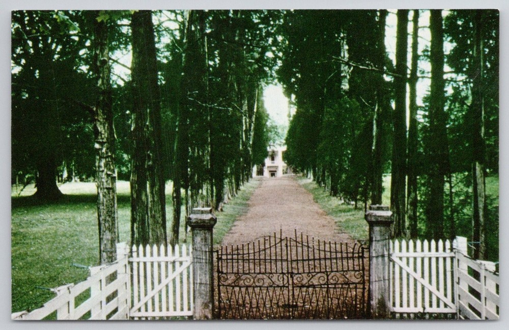 Andrew Jackson's Hermitage Entrance Gate TN Curteichcolor Postcard
