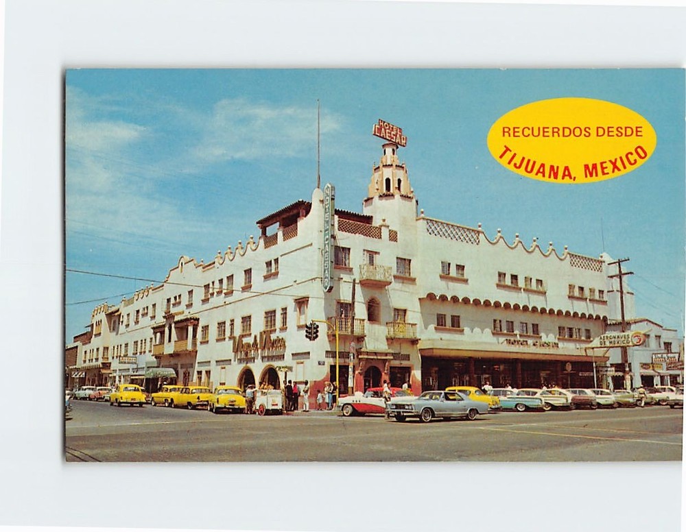 Postcard Hotel Caesar Tijuana BC Mexico