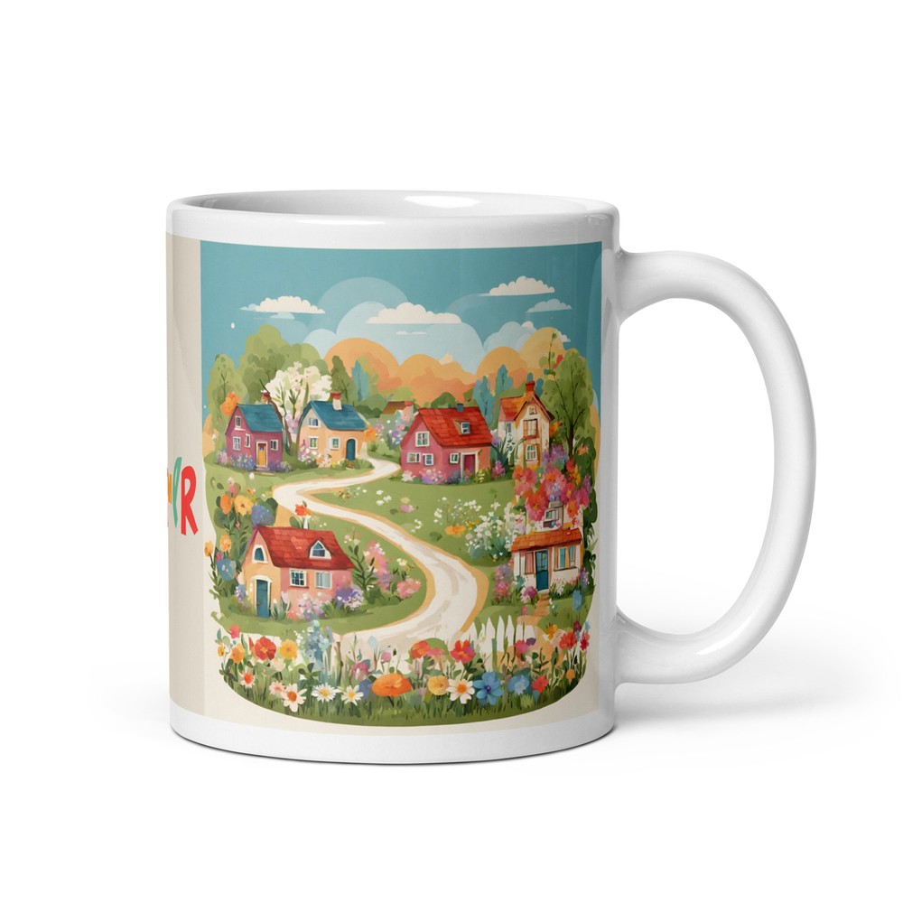Taza de verano café taza de té regalo madre abuela amiga regalo Navidad-image