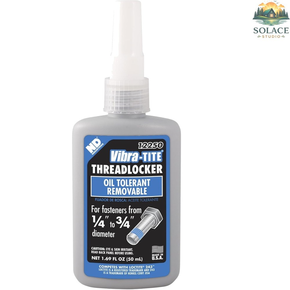 50 ml Blue Threadlocker - Medium Viscosity Anaerobic Adhesive for Critical Seals