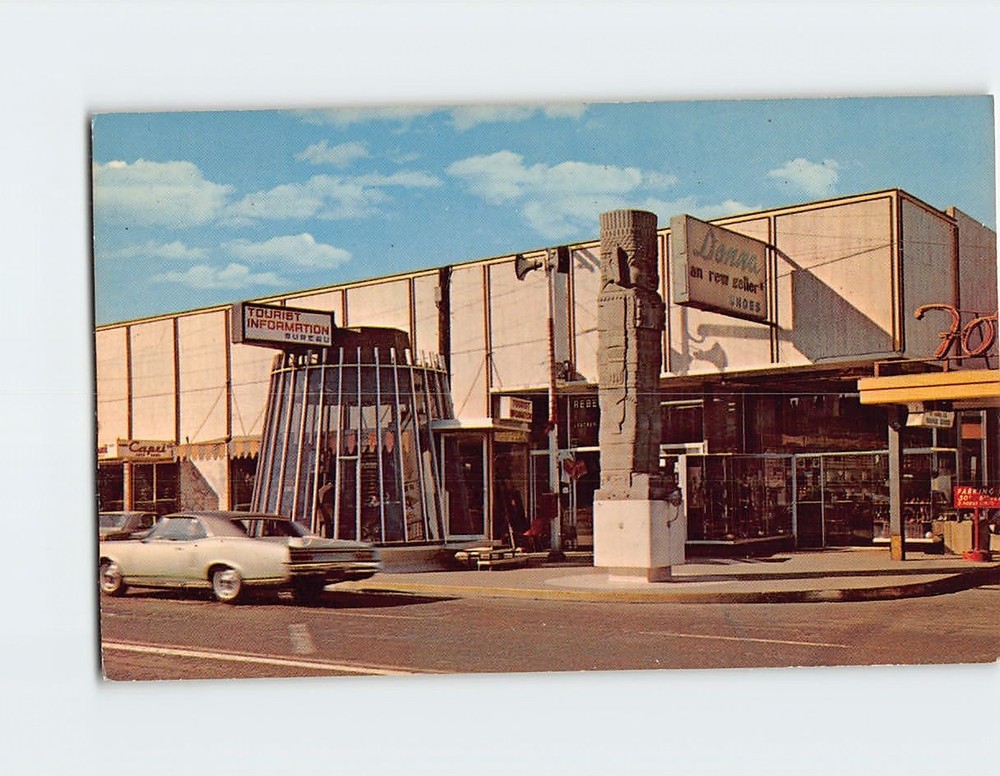 Postcard Main Street Revolution Avenue Tijuana BC Mexico