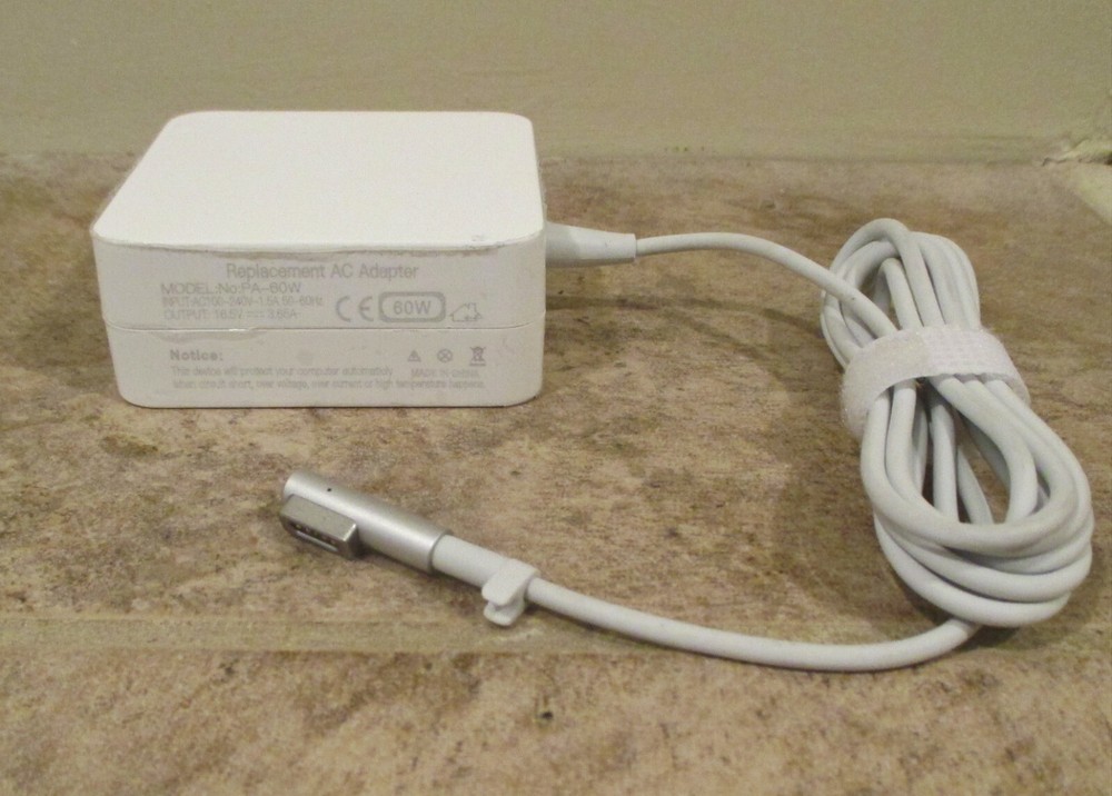 Replacement AC Adapter Charger For MacBook - 60W - PA-60W