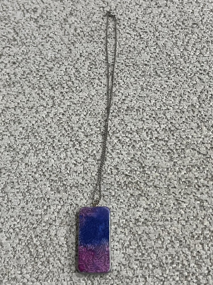 Vintage Domino Pendant Unique