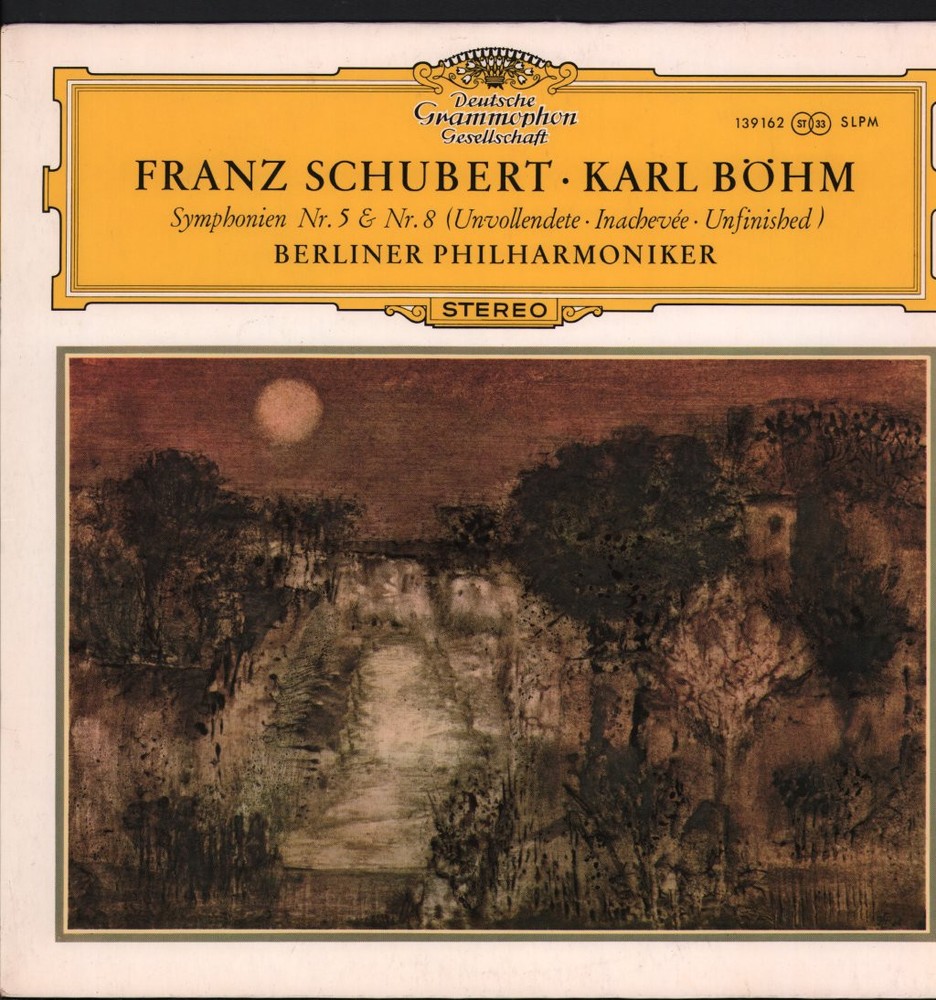 139162SLPM Karl Bohm / Berlin Philharmonic Schubert - Symphonies Nr. 5 & Nr. 8