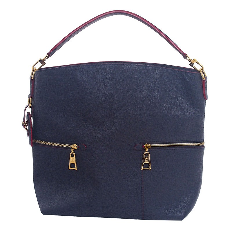 Louis Vuitton Merry 2 Way Tote M44012 Marine Rouge Monogram Empreinte Bag