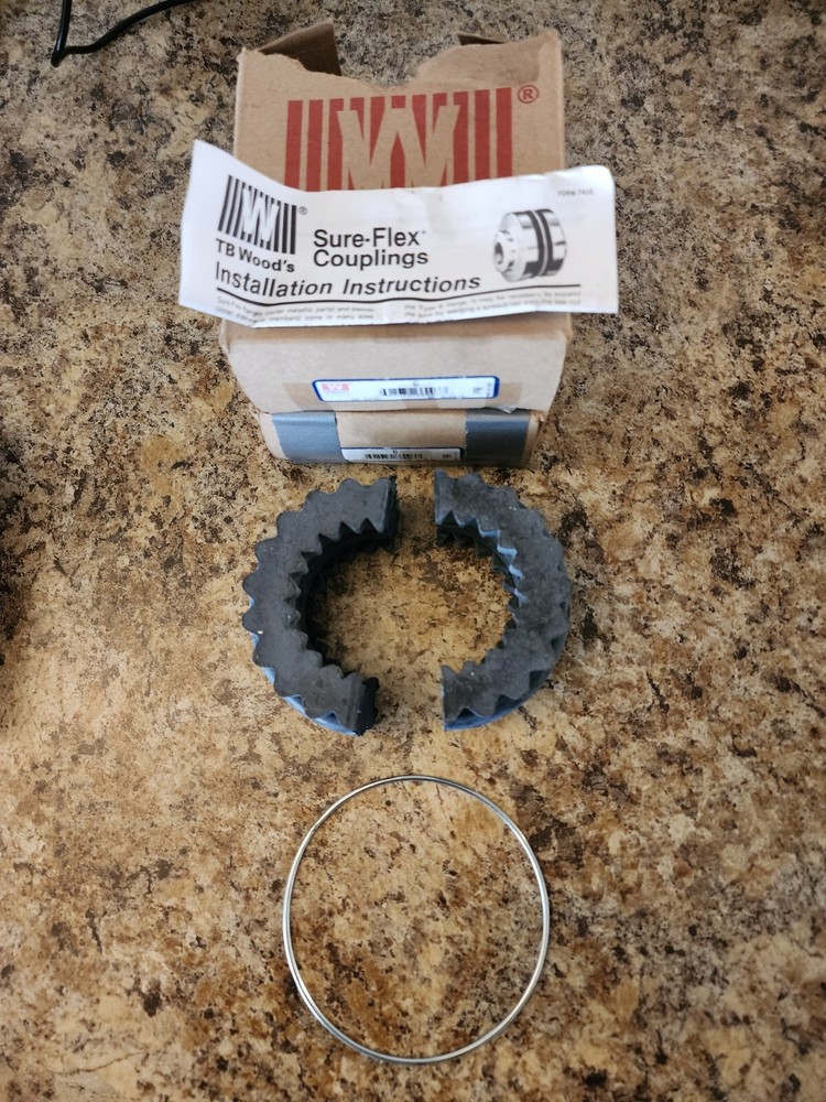 TB Woods 6, Sure-Flex Sleeve Coupling Insert, 6E, Epdm Rubber