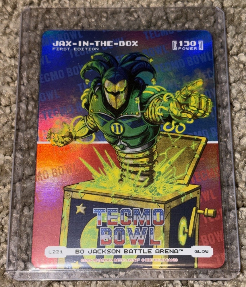 2026 Bo Jackson Battle Arena Tecmo Jax-In-The-Box Smith-Njigba Glow Logofoil SP