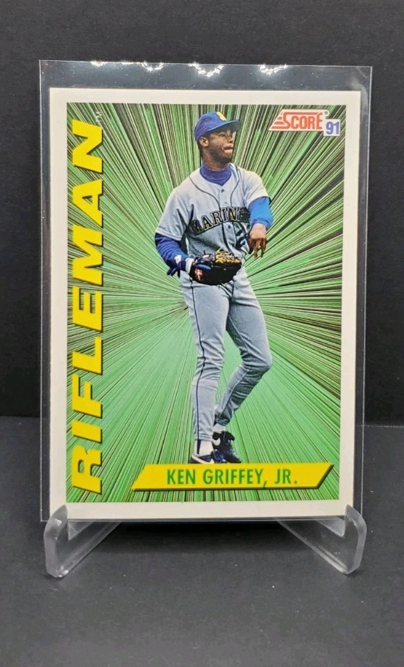 1991 Score - Ken Griffey Jr #697 Rifleman Seattle Mariners HOF