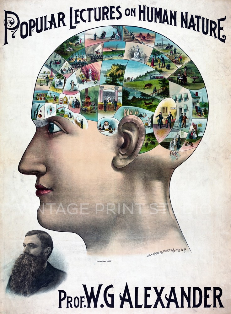 Lectures Human Nature 1895 Giclee Canvas Print 18x24