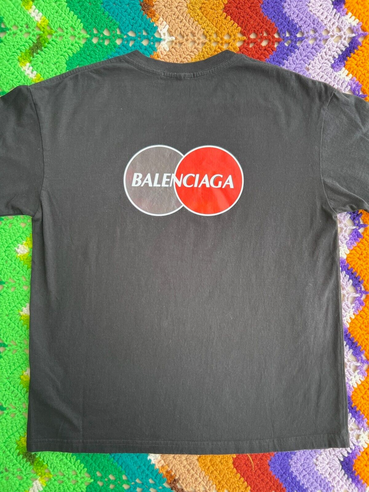 Balenaga 2019 Credit Card Graphic T-Shirt in Black Size S M  
