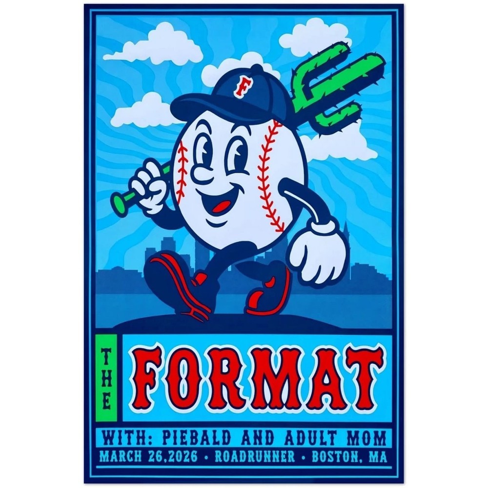 The Format March 26 2026 Boston MA Concert Poster Reprint
