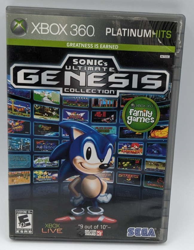 Sonic's Ultimate Genesis Collection Microsoft Xbox 360 CIB NoManual