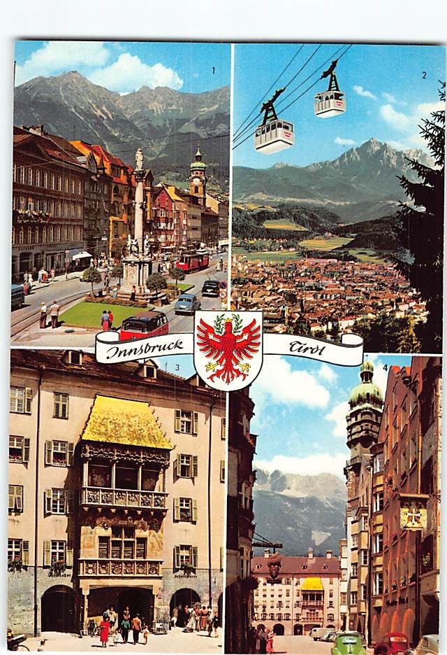 Postcard Scenes & Views Innsbruck Austria