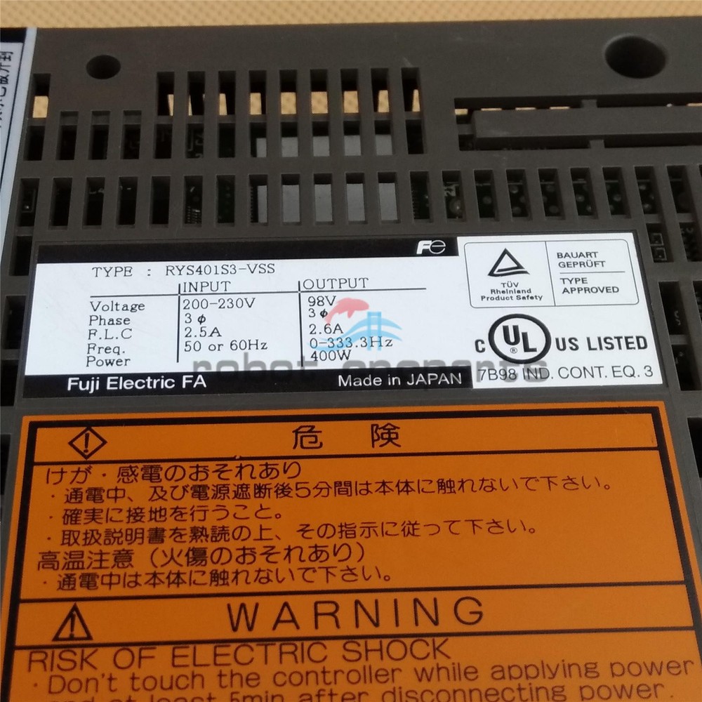 1piece FUJI RYS401S3-VSS Servo Drive Used