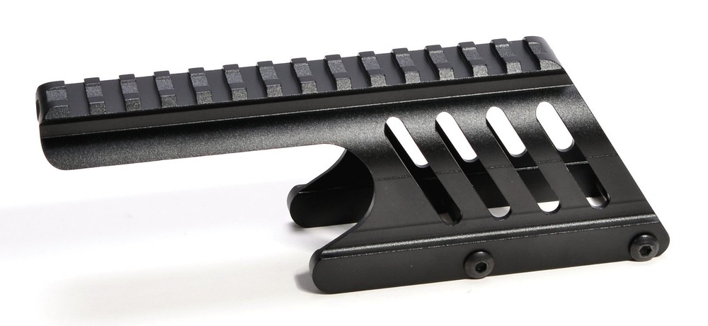 Shotgun Scope Saddle Mount for 12GA 870 Pump with Weight Reduction Lightening...