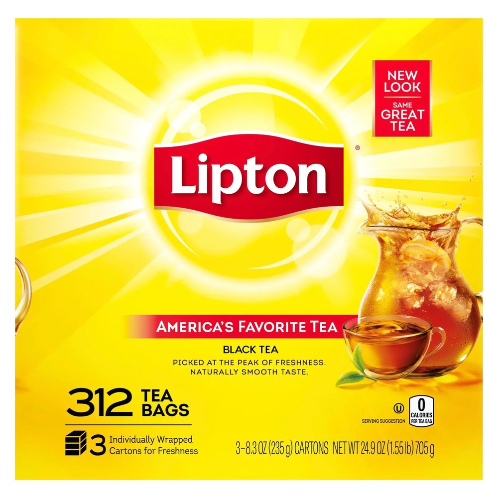 Lipton Tea Bags, Black Tea (312 ct.)  (NO SHIP TO CA)