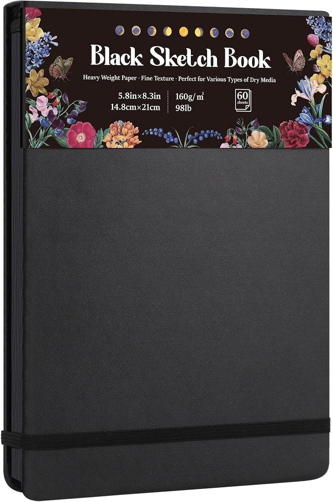 Spiral Bound Sketch Book - 50 Sheets Heavyweight Drawing Paper