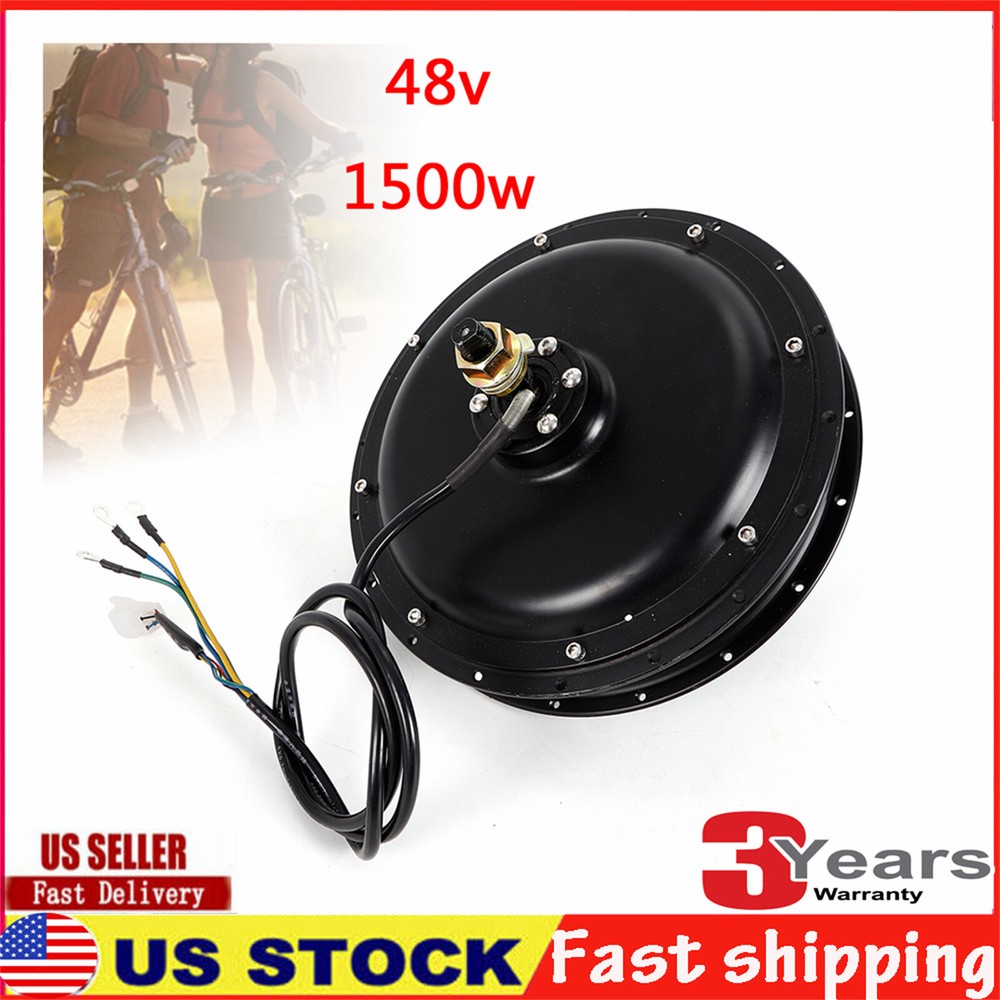 1500W 48V Fat E-Bike Conversion Kit with 55N.m Rear Hub Motor