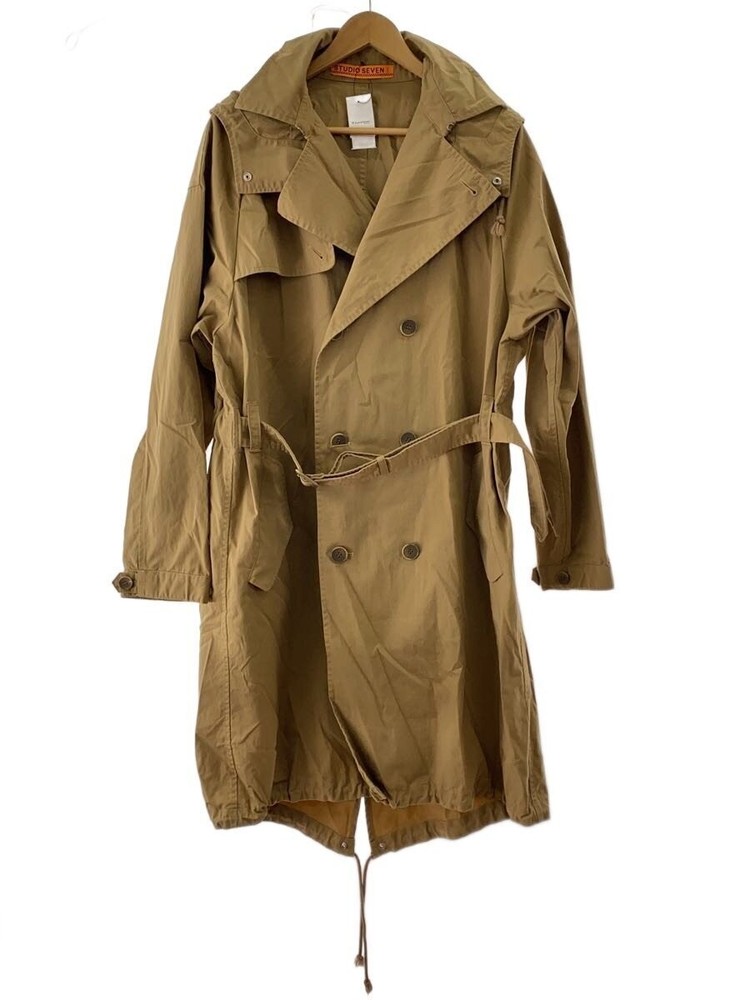 Studio Seven Trench Coat/L/Cotton/Cml/70864552 20301