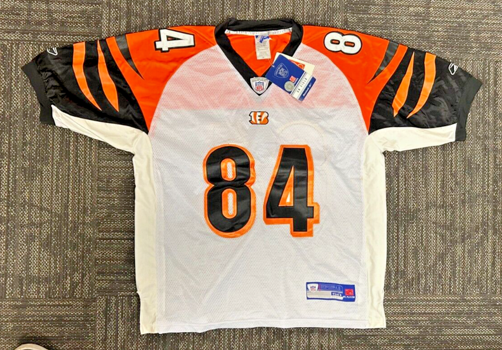 T.J. Houshmandzadeh Vintage Cincinnati Bengals Reebok Jersey New With Tags