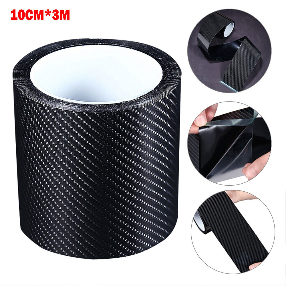 Protector Sill Scuff Car Door AntiSticker Plate Scratch Bumper Strip 10ft*4in