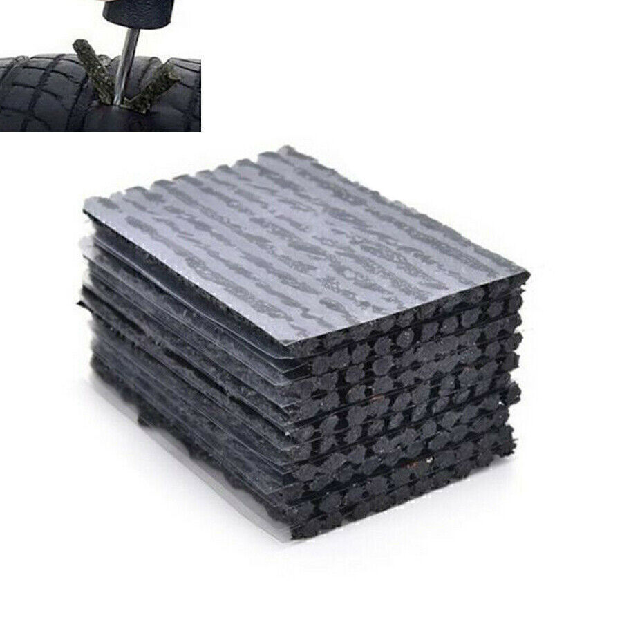 50PCS Tubeless Tire Tyre Puncture Repair Kit Strips Plug For Car Van Truck Bike