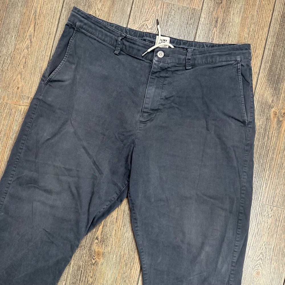 Flint and Tinder 365 Jogger Pants Mens 36 Charcoal Grey Stretch Chino Huckberry