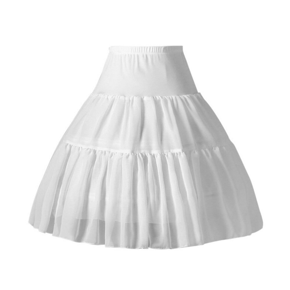 1PC White Lolita Layered Bubble Underskirt Fashion Petticoat