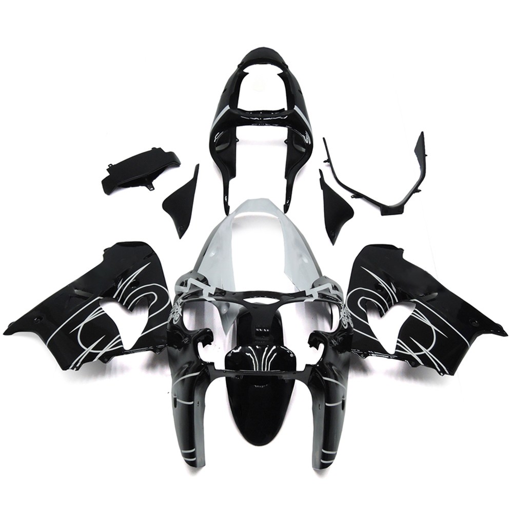ABS Fairings For Kawasaki Ninja ZX9R 2000 2001 Bodywork Injection Black Body Kit