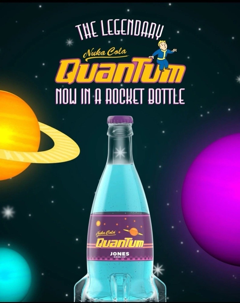 [PRE SALE] Jones Soda Nuka-Cola Quantum: Rocket Bottle Edition Brand New