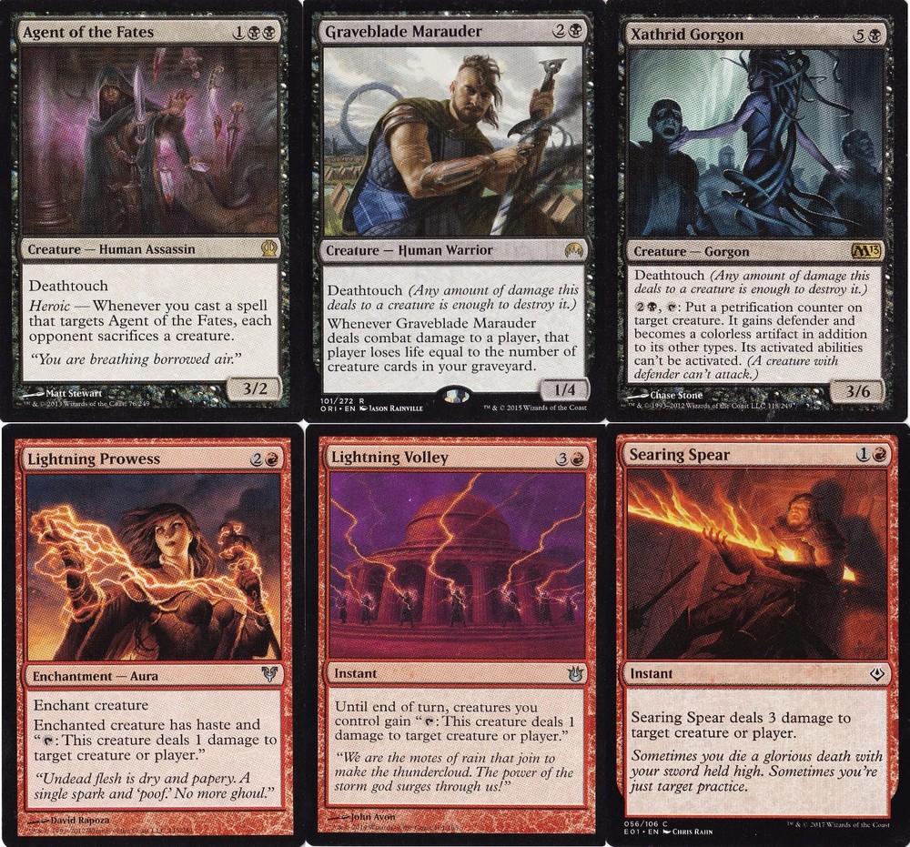 Deathtouch Pingers MTG Deck with Agent of the Fates 60 Cards Ukud Edition