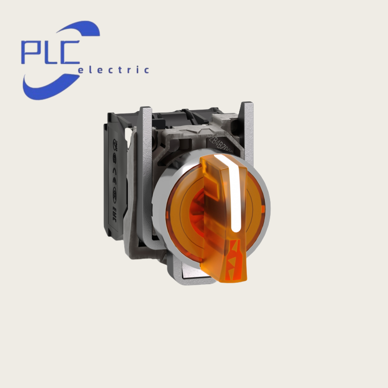 New Schneider XB4BK135M5 Illuminated selector switch 3 positions 230...240V AC