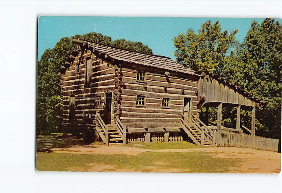 Postcard Hill's Carding Mill & Wool House New Salem State Park Illinois USA