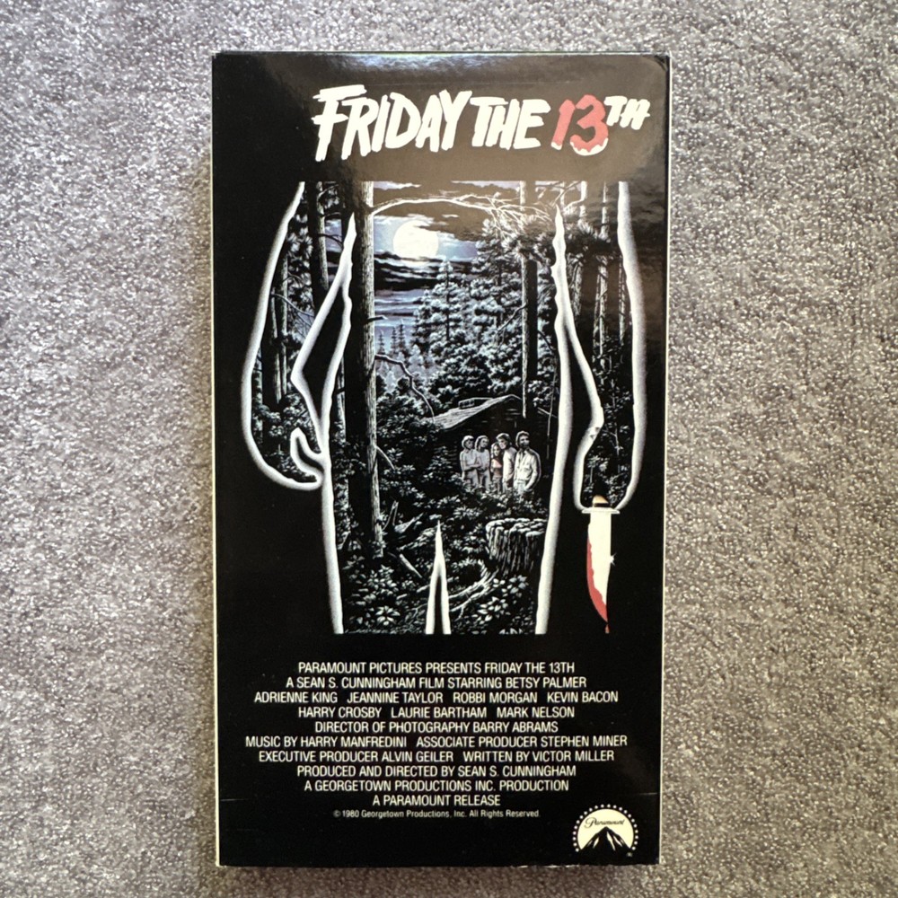 Friday The 13th VHS (1994) ParamountBetsy Palmer 👻