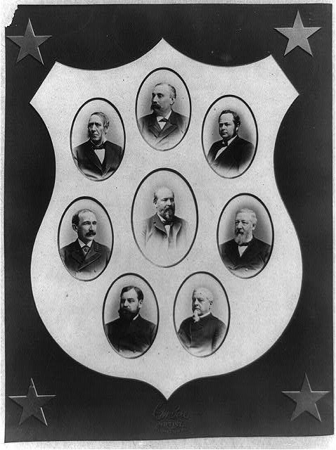 Photo:President Garfield and cabinet 1881