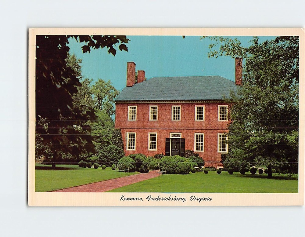Postcard Kenmore Fredericksburg Virginia USA