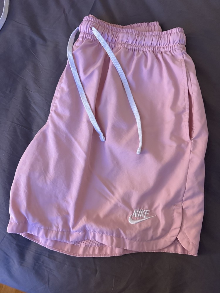Nike Sportswear Sport Essentials Woven Flow Shorts Mens Large Soft Pink