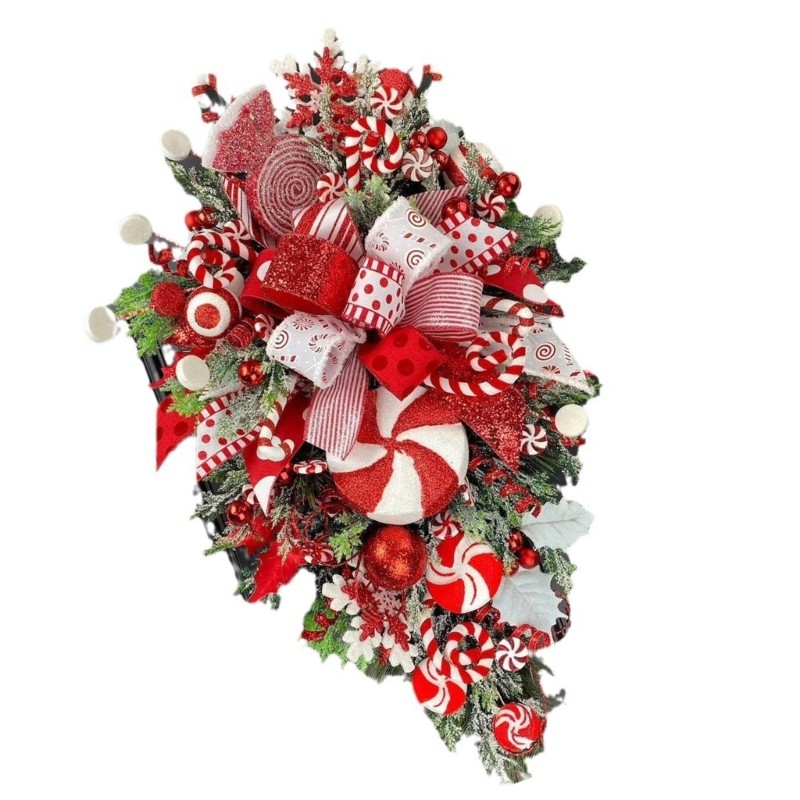 Shatterproof Christmas Wreath Weather Resistant HolidayDecoration Accent-image