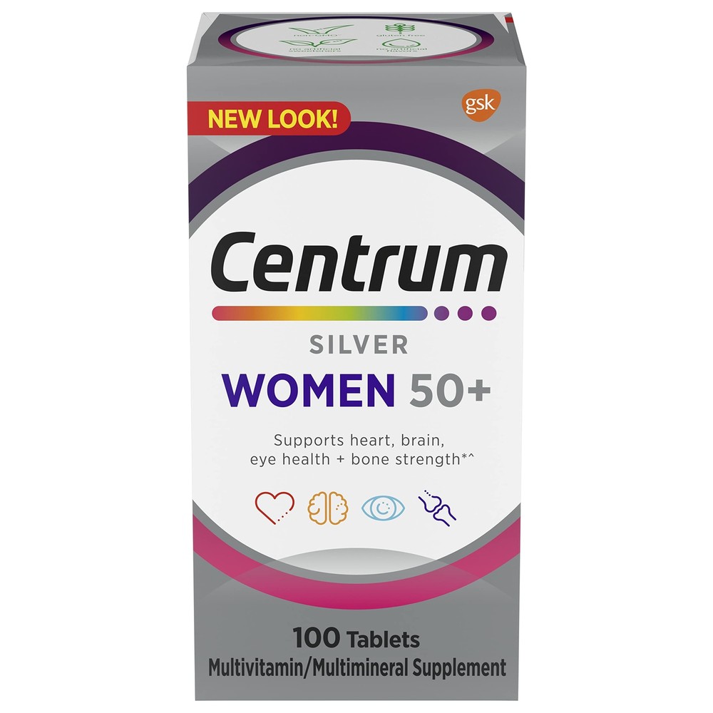 Silver Women's Multivitamin for Women 50 Plus Multivitamin/Multimineral Suppl...