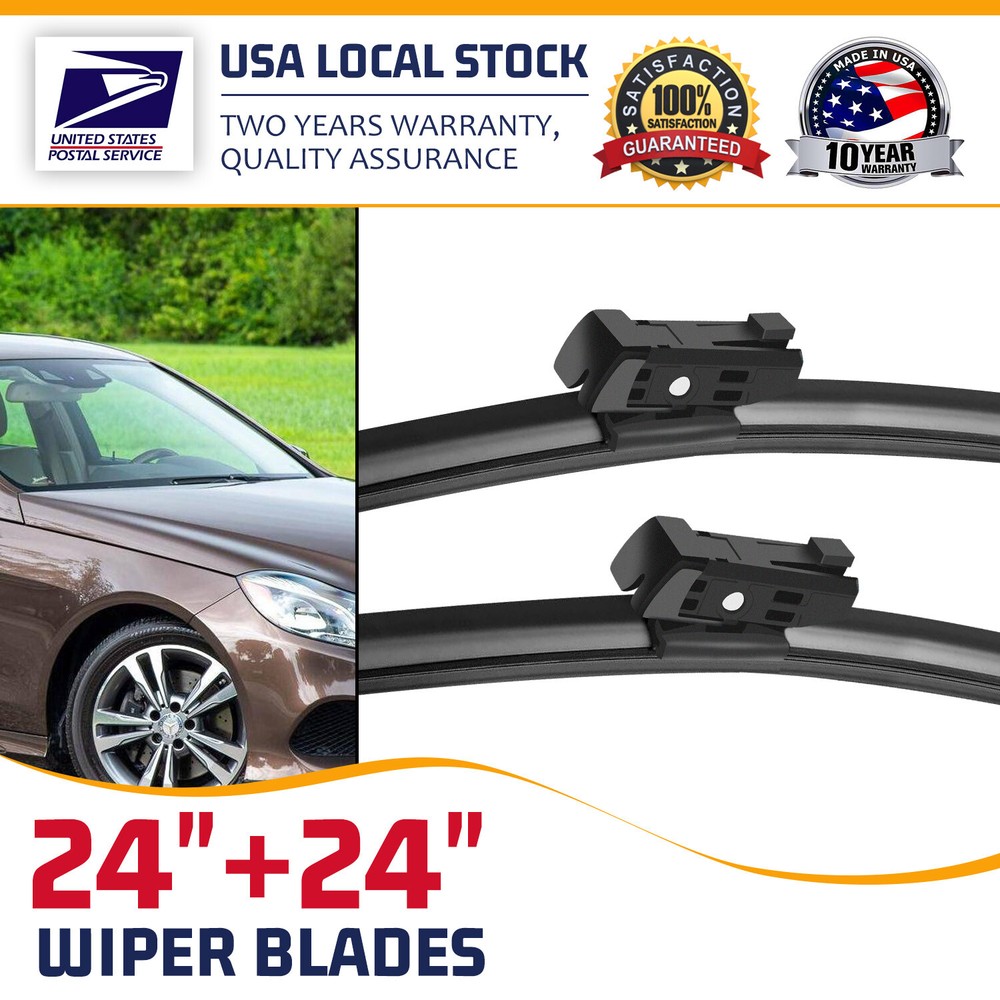 2pcs OEM Quality Front Windshield Left and Right All season Wiper Blades 24