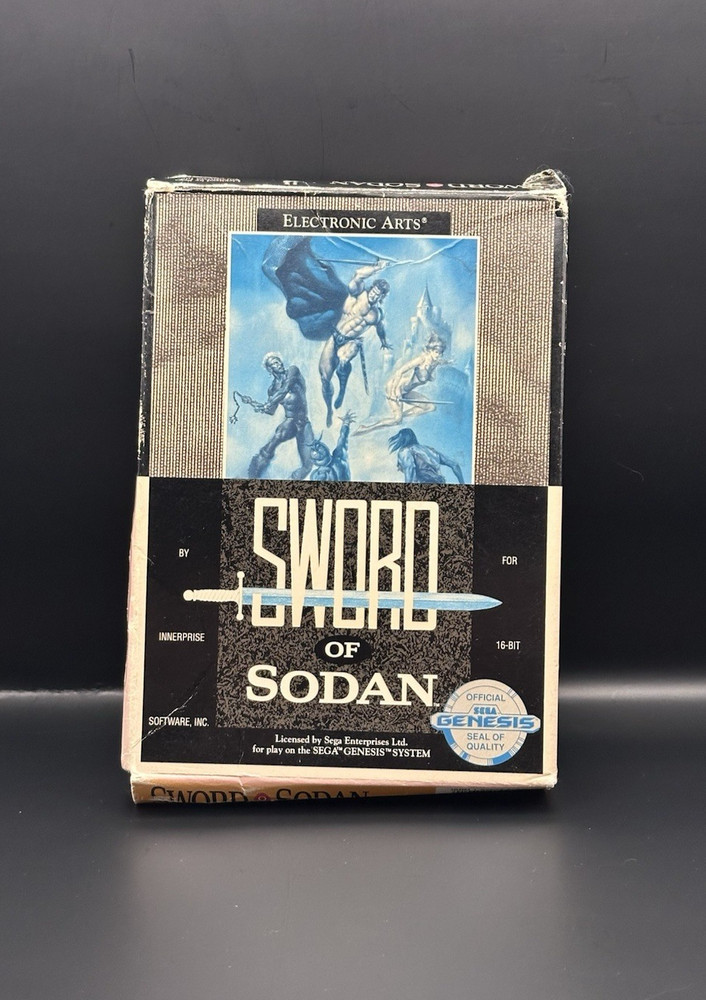 Sword of Sodan (Sega Genesis, 1990) - NO MANUAL - Tested & Working