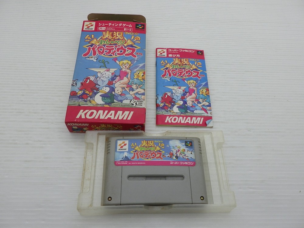 Jikkyou Oshaberi Parodius Super Famicom/SNES JP GAME. 9000025448024