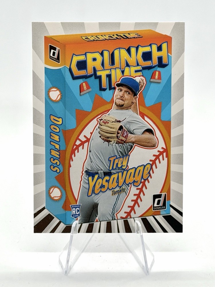 Trey Yesavage 2026 Panini Donruss RC Crunch Time #18 Blue Jays
